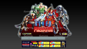 Alien Vs Predator - CAPCOM - 1994 - CPS2- Beat them all - Set Topper Plexi + Instruction Card