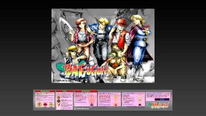 BATSUGUN - TOAPLAN - 1993 - Shoot 'em up - Set Affiche Marquee Holder + Instruction Card - Version 2